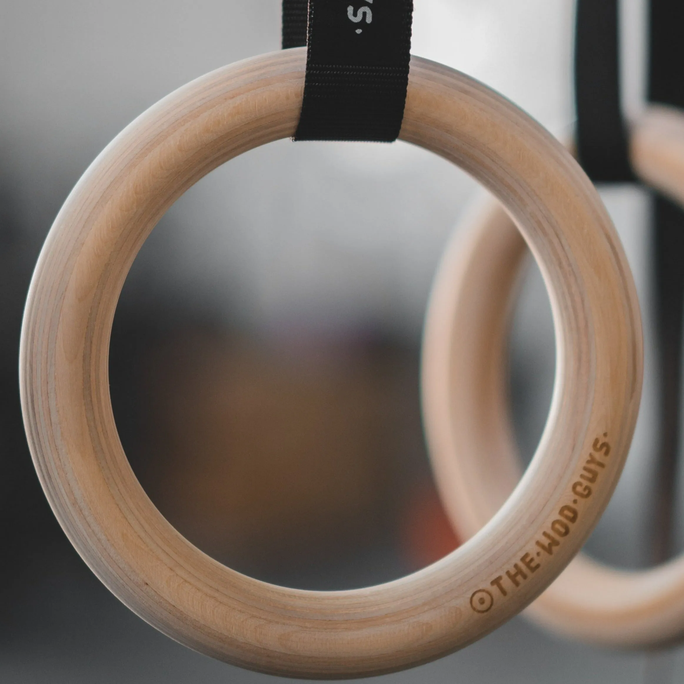 TWG Wooden Gymnastic Rings (NO STRAPS)