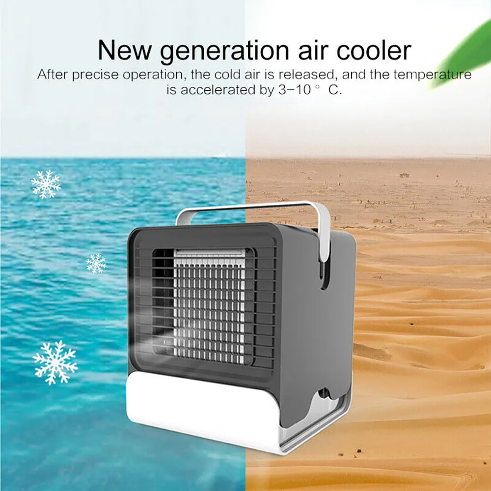 USB Mini Air Cooler with Negative Ion Technology