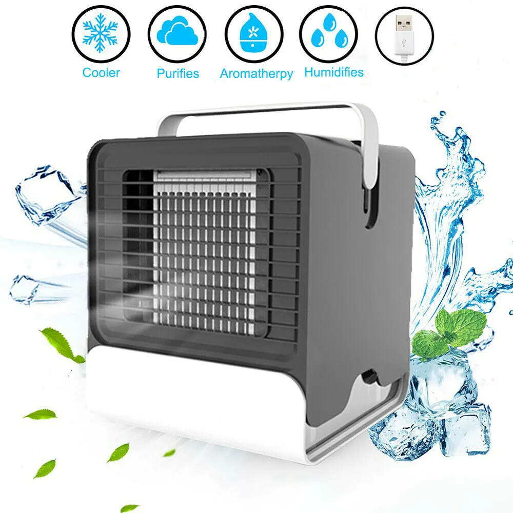 USB Mini Air Cooler with Negative Ion Technology