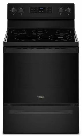 Whirlpool WFE550S0HB 5.3 cu. ft. Whirlpool® electric range with Frozen Bake™ technology - Black