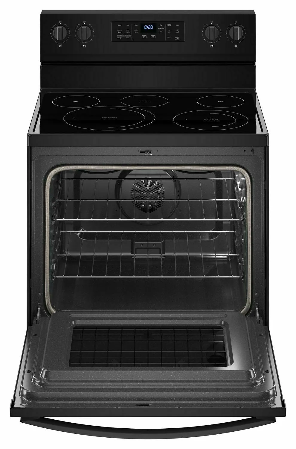 Whirlpool WFE550S0HB 5.3 cu. ft. Whirlpool® electric range with Frozen Bake™ technology - Black