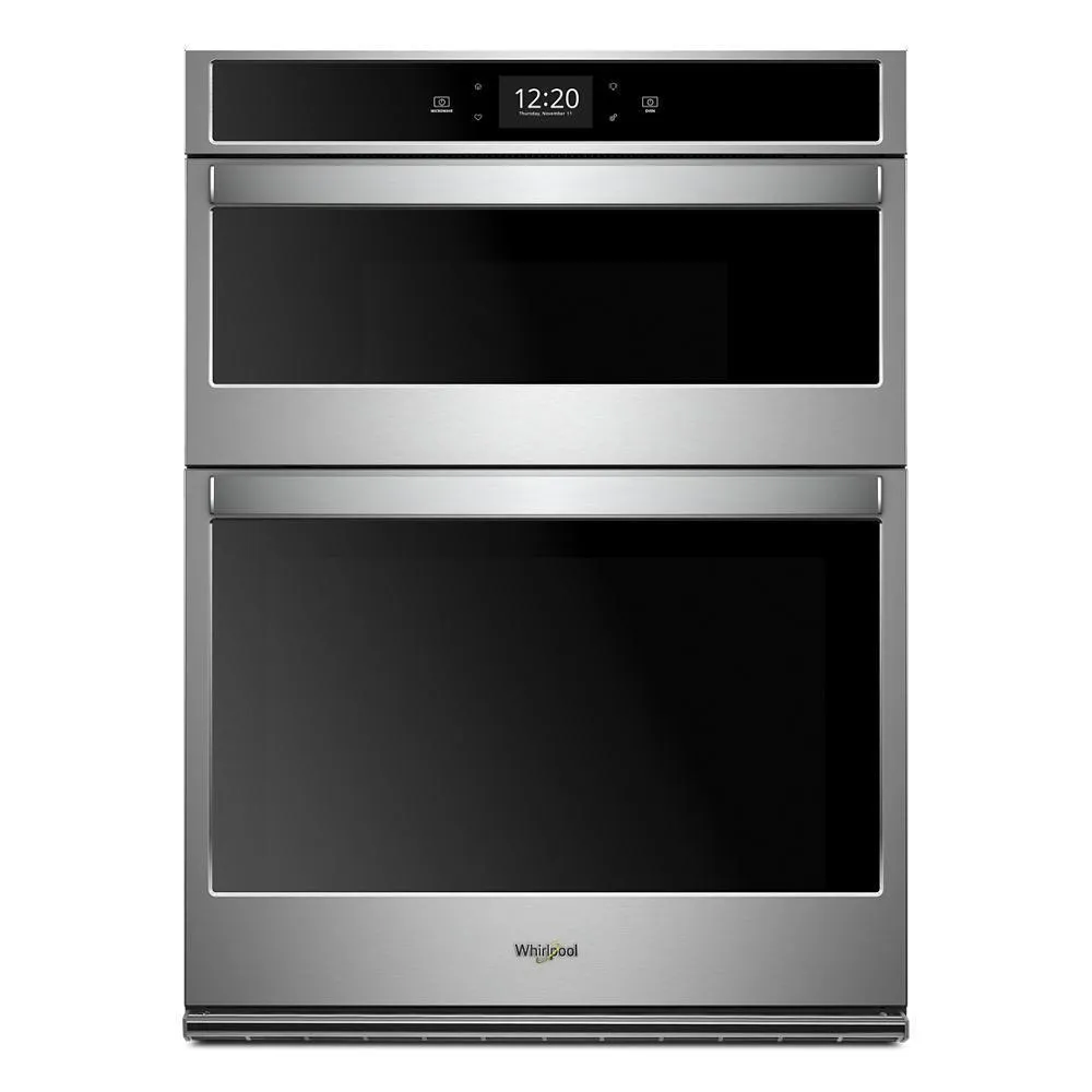 Whirlpool WOC75EC0HS 6.4 cu. ft. Smart Combination Convection Wall Oven with Air Fry, when Connected