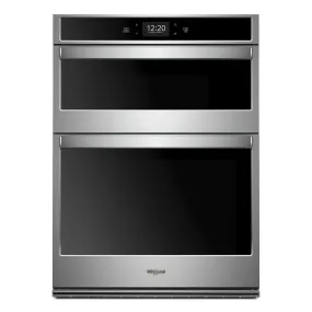 Whirlpool WOC75EC0HS 6.4 cu. ft. Smart Combination Convection Wall Oven with Air Fry, when Connected