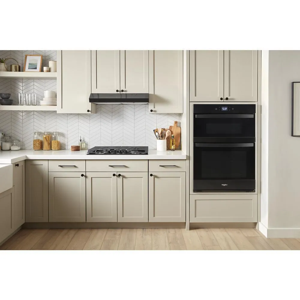 Whirlpool WOEC5027LB 5.7 Total Cu. Ft. Combo Wall Oven with Air Fry When Connected*