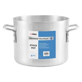 Winco ALST-24 Elemental Aluminium Stock Pot, 24 Qt, 4mm