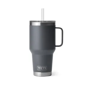 YETI 35 oz Rambler Straw Mug Charcoal