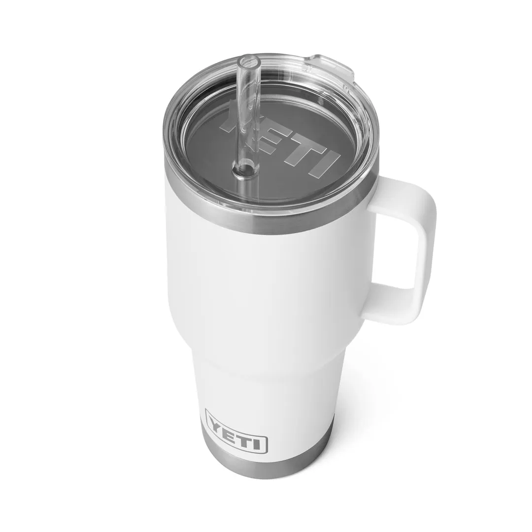 YETI 35 oz Rambler Straw Mug White