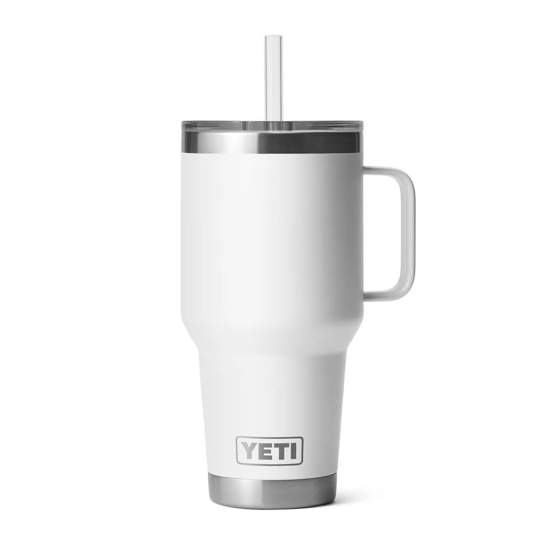 YETI 35 oz Rambler Straw Mug White