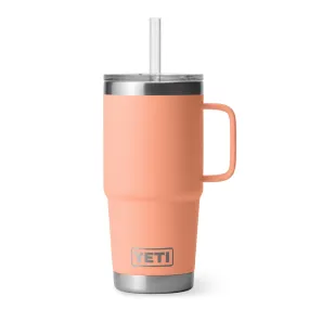 YETI Rambler Straw Mug 25oz Low Country Peach